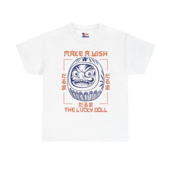 Daruma Lucky Doll T-Shirt | Make a Wish Japanese Daruma Graphic Tee